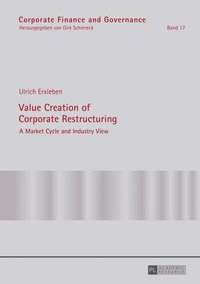 bokomslag Value Creation of Corporate Restructuring