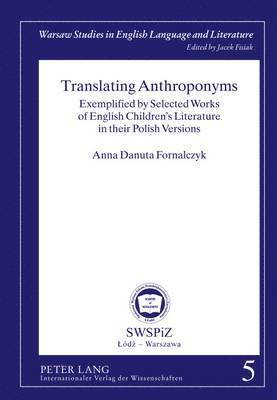 Translating Anthroponyms 1