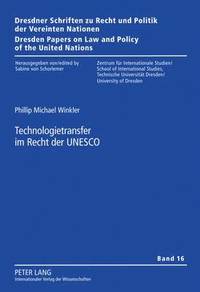 bokomslag Technologietransfer Im Recht Der UNESCO