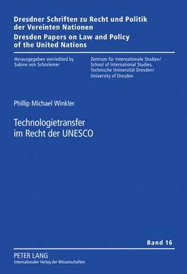 bokomslag Technologietransfer Im Recht Der UNESCO