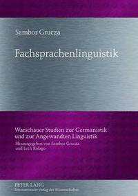 bokomslag Fachsprachenlinguistik