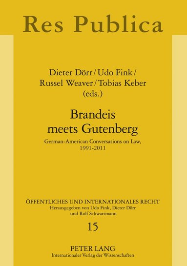 bokomslag Brandeis meets Gutenberg