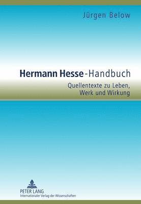 bokomslag Hermann Hesse-Handbuch