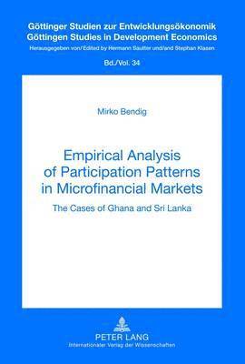 bokomslag Empirical Analysis of Participation Patterns in Microfinancial Markets