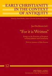 bokomslag «For it is Written»