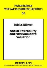 bokomslag Social Desirability and Environmental Valuation