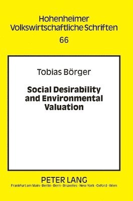 bokomslag Social Desirability and Environmental Valuation