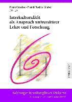 Franz Gmainer-Pranzl, Judith Gruber - Interkulturalitaet ALS Anspruch Universitaerer Lehre Und Forschung, Inbunden
