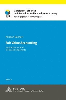 bokomslag Fair Value Accounting