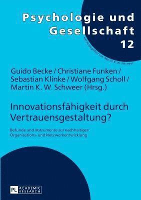 bokomslag Innovationsfaehigkeit durch Vertrauensgestaltung?