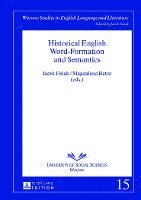 bokomslag Historical English Word-Formation and Semantics