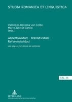 Daniel Jacob, Valeriano Bellosta Von Colbe, Marco Garcia Garcia - Aspectualidad - Transitividad - Referencialidad, Inbunden