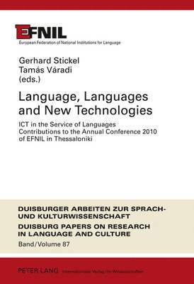 Language, Languages and New Technologies 1