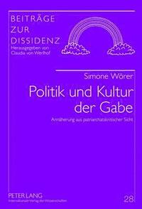 bokomslag Politik Und Kultur Der Gabe