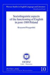 bokomslag Sociolinguistic aspects of the functioning of English in post-1989 Poland