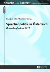 bokomslag Sprachenpolitik in Oesterreich