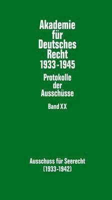 bokomslag Ausschuss Fuer Seerecht (1933-1942)