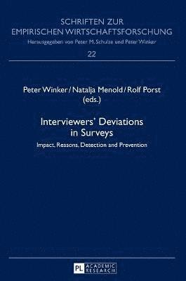 bokomslag Interviewers' Deviations in Surveys
