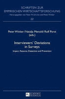 Interviewers Deviations in Surveys 1