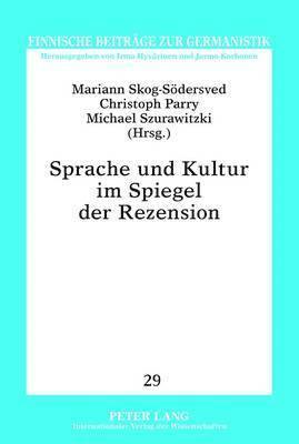 bokomslag Sprache Und Kultur Im Spiegel Der Rezension