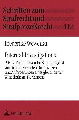 bokomslag Internal Investigations