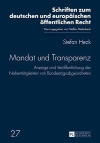bokomslag Mandat Und Transparenz