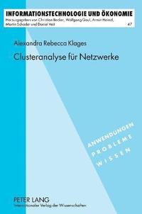 bokomslag Clusteranalyse fuer Netzwerke