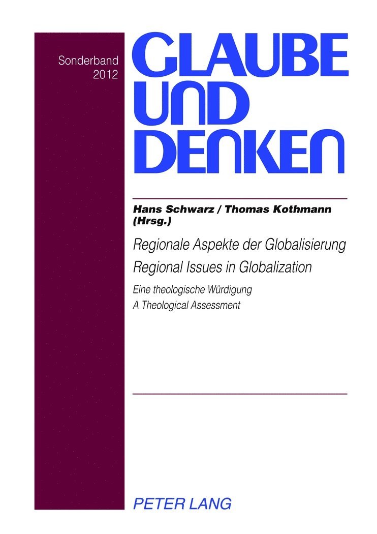 Regionale Aspekte der Globalisierung- Regional Issues in Globalization 1