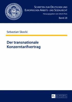 bokomslag Der Transnationale Konzerntarifvertrag