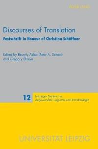 bokomslag Discourses of Translation