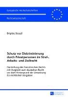 Schutz VOR Diskriminierung Durch Privatpersonen Im Straf-, Arbeits- Und Zivilrecht 1