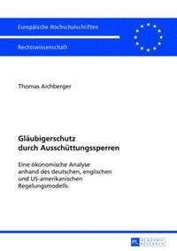 bokomslag Glaeubigerschutz Durch Ausschuettungssperren