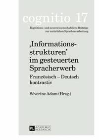 bokomslag «Informationsstrukturen» Im Gesteuerten Spracherwerb