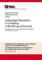 bokomslag Language Education in Creating a Multilingual Europe