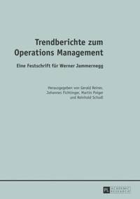 bokomslag Trendberichte Zum Operations Management