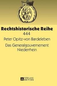 bokomslag Generalgouvernement Niederrhein