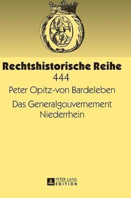 bokomslag Generalgouvernement Niederrhein