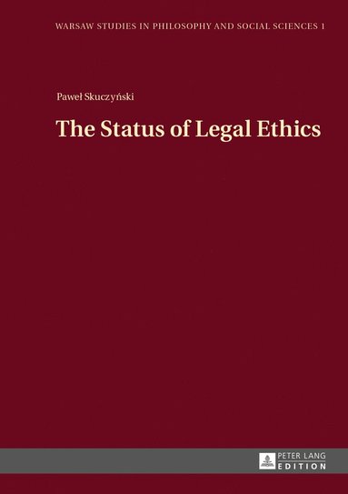 bokomslag Status of Legal Ethics