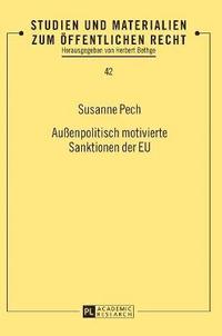 bokomslag Außenpolitisch Motivierte Sanktionen Der Eu