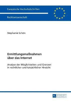 bokomslag Ermittlungsmaßnahmen ueber das Internet