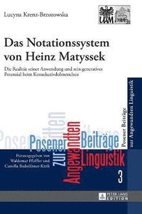 bokomslag Das Notationssystem von Heinz Matyssek