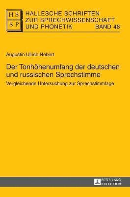 bokomslag Der Tonhoehenumfang der deutschen und russischen Sprechstimme