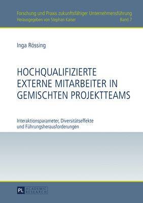 bokomslag Hochqualifizierte Externe Mitarbeiter in Gemischten Projektteams