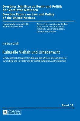 bokomslag Kulturelle Vielfalt und Urheberrecht