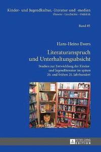 bokomslag Literaturanspruch und Unterhaltungsabsicht