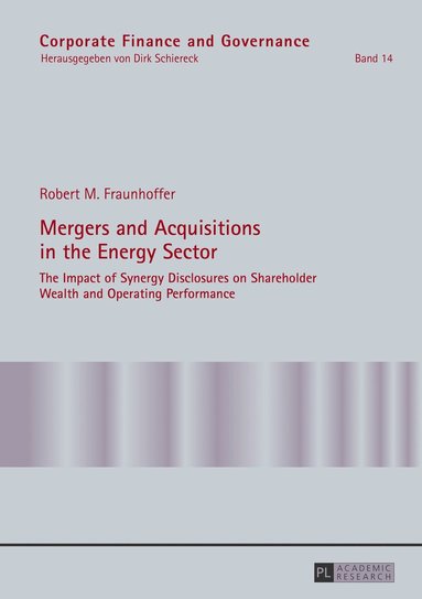 bokomslag Mergers and Acquisitions in the Energy Sector