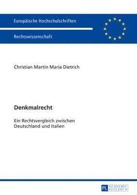 Christian Dietrich - Denkmalrecht, Häftad