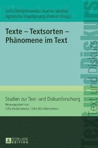 bokomslag Texte - Textsorten - Phaenomene im Text
