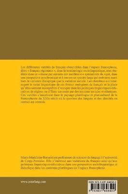 Jürgen Erfurt, Marie-Madeleine Bertucci - Les français régionaux dans l'espace francophone, Inbunden