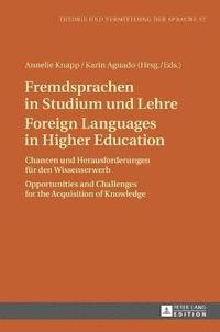 bokomslag Fremdsprachen in Studium und Lehre / Foreign Languages in Higher Education